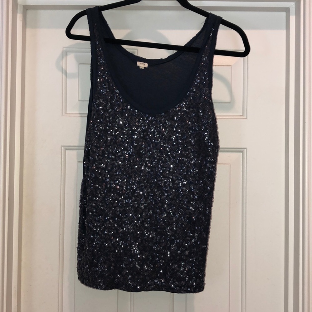 JCREW sequin tank
